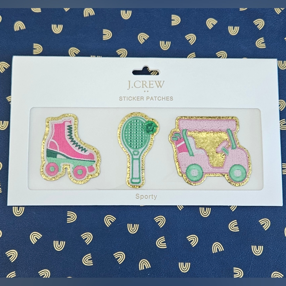 J. Crew Sticker Patches Sporty Set NWT